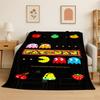Retro P-Pacman Game Soft Flannel Throw Blanket,Cozy Blanket for Bed,Couch,Sofa,Bedroom,Living Room,Travel,Picnic  Camping