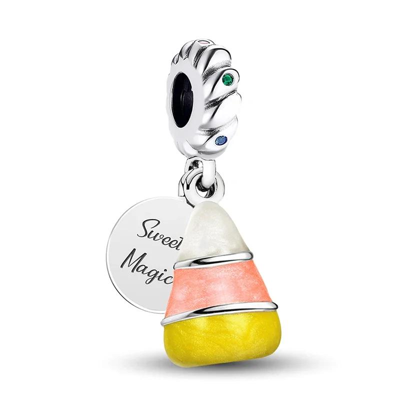 Медный Подсолнух Хэллоуин Ящерица Тыква Подвеска Бусина Сделай Сам Браслет Браслет Изготовление Подарок Высокого Качества Ювелирное Изделие