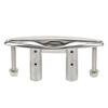 6in Pull Up Boat Cleat 316 Stainless Steel Heavy Duty Marine Dock Cleat with Locknuts for Yacht