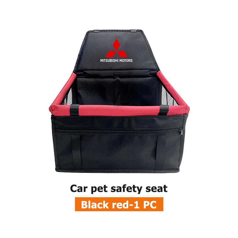 For Mitsubishi Car Seat Cover Foldable Hammock Pet Harness Bag Basket Stable Travel Safety Auto Seat Outlander Pajero Sport