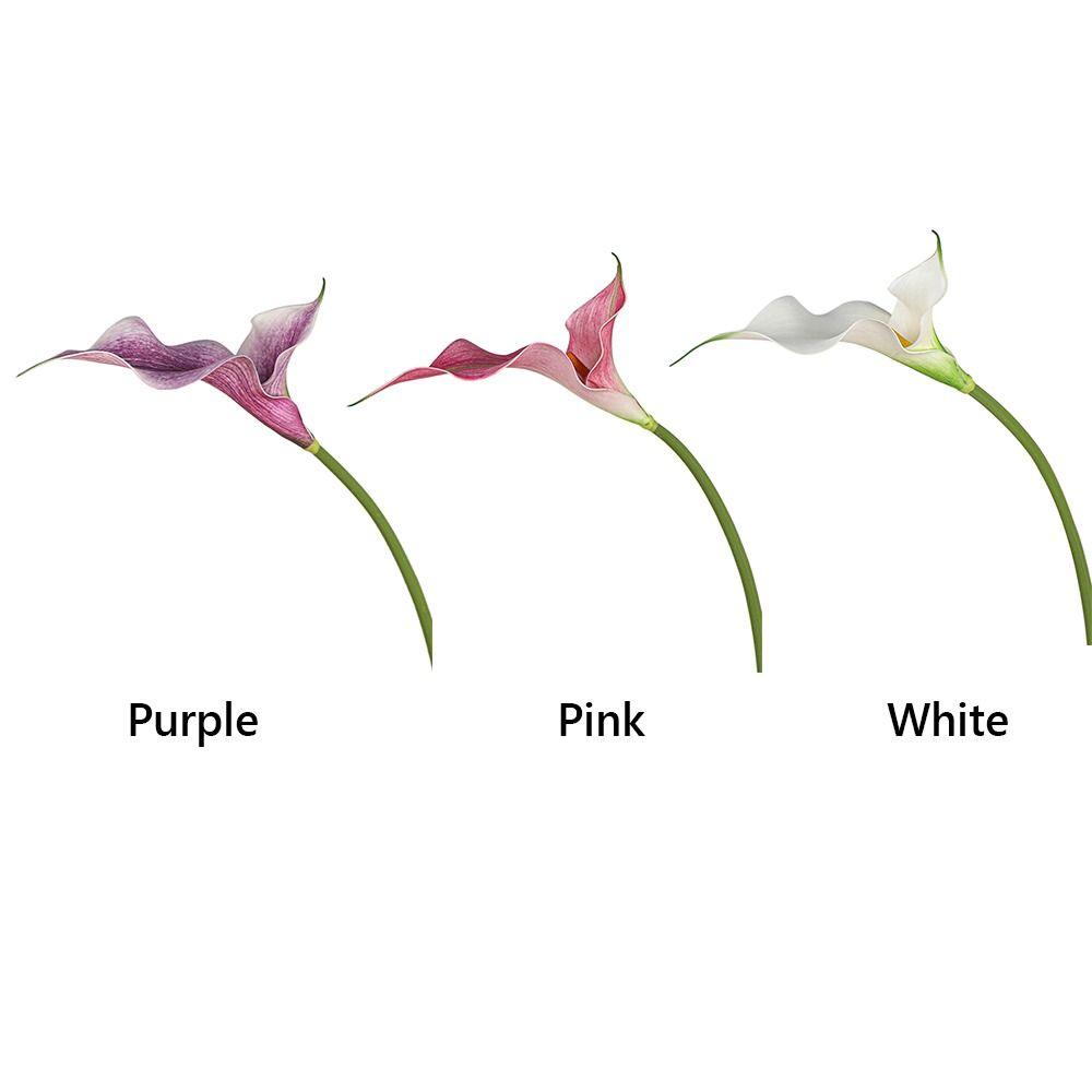 Реалистичное прикосновение Симуляция Калла Лилия ЕВА Искусственный цветок Новая Цветочная Композиция Домашнее Украшение