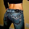 ZYLLO Готические Женские Джинсы с Вышивкой Алмазами Винтажные Низкой Посадки Клеш Женские Ретро Y2k Свободные Джинсовые Брюки High Streetwear Брюки