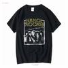 Hanoi Rocks Футболка мужская Back To Mystery City с длинным или коротким рукавом винтажная Стирка с эффектом потертости Дышащая Мягкая