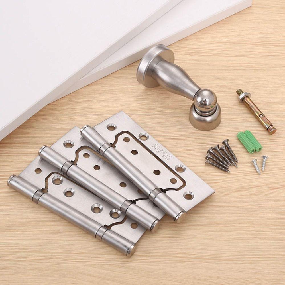 Small Stainless Steel Hinge 304 Stainless Steel Door Hardware New Flush Door Hinges  Wooden Door