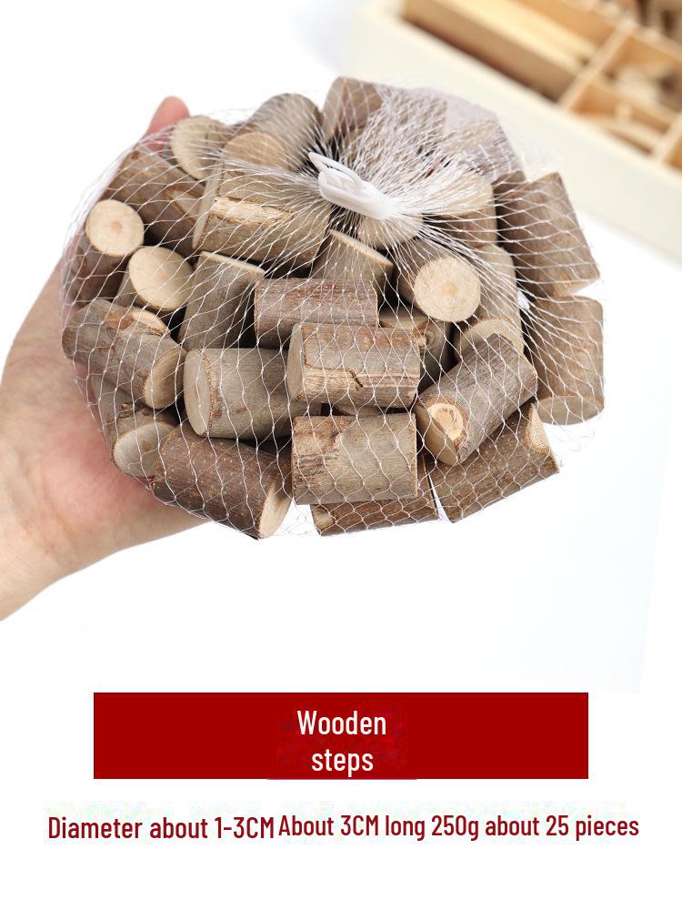 Pine Cone DIY Decoration Kit: Branch, Log, Dried Flowers for Creative Kindergarten Hanging Crafts