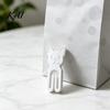 Декоративные Канцтовары 10 шт. 3D-печатный французский бульдог, Зажим для чипсов, Милые зажимы для пакетов с едой для закусок, Многоразовый кухонный органайзер, Пластик