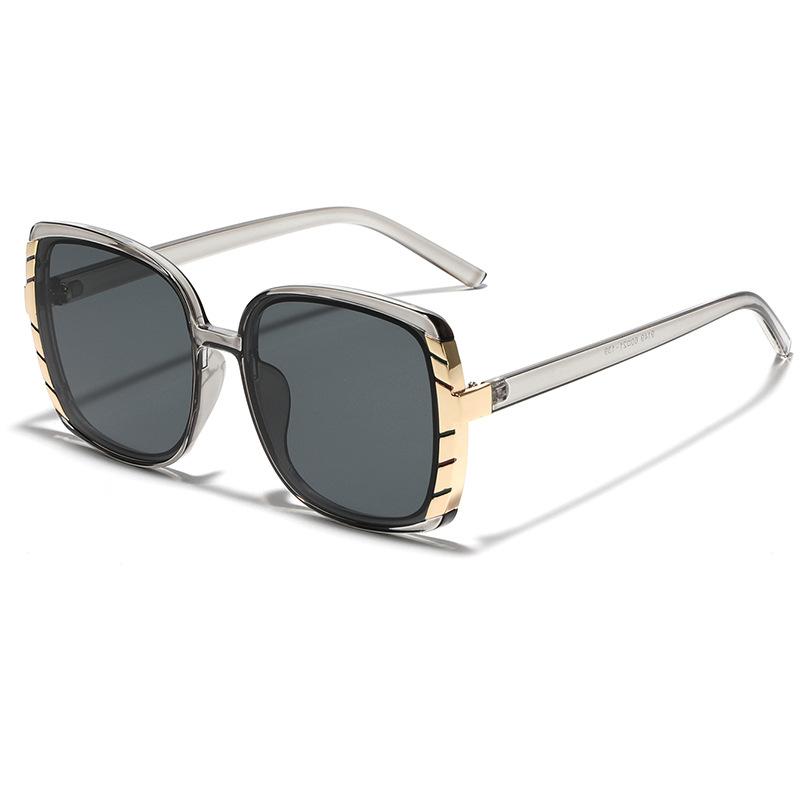 Очки Большие квадратные солнцезащитные очки Мужские солнцезащитные очки, закрывающие лицо Женские Ins Xiaohongshu