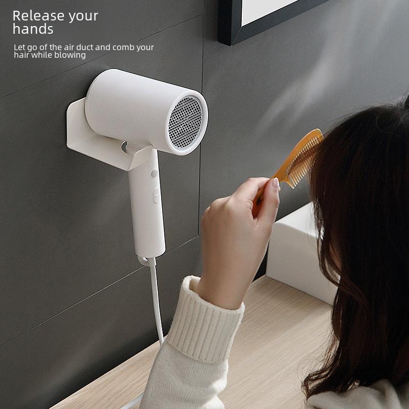 Подставка для фена для ванной комнаты Punch-Free – держатель для фена из железа и кронштейн для хранения