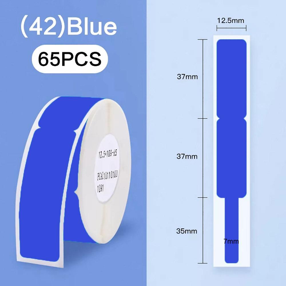 65 шт./рулон Мини Кабельная Бумага для Лазера Самоклеящаяся Термо Кабельная Наклейка Для Niimbot D101/D11/H1