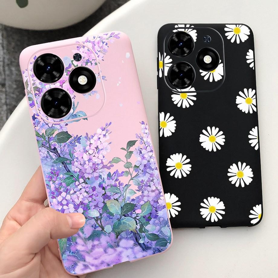 Для Tecno Spark GO 2024 Чехол Spark 20C Spark20 Pop 8 Para Чехол Силиконовый Мягкий ТПУ Бампер Мультяшный Крутой Милый Стиль Рисунок Capas
