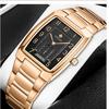 WWOOR New Gold Women Watches Creative Steel Women's Bracelet Wrist Watches Ladies Square Waterproof Watch