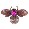 Brooch Jewelry Retro Bee Shape Alloy Attractive Decorative Rhinestones Pin Ornament for Coat Suit