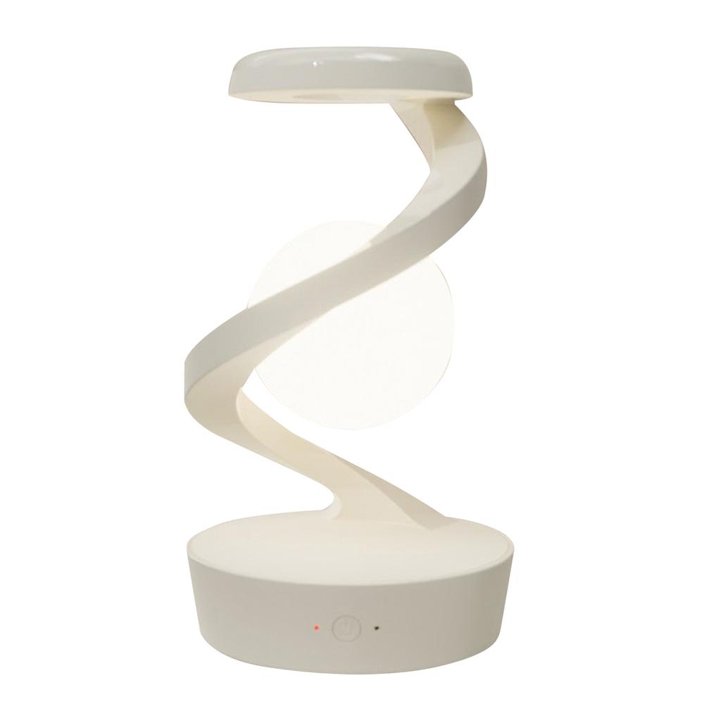 Плавающая вращающаяся ослепительная красочная окружающая подсветка прикроватная тумбочка для лампы Беспроводная зарядка Волна