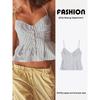 Za2025 Spring New Women Clothes Sexy off-the-Shoulder Small Pleated Poplin Sleeveless Sling Top 2890456 063