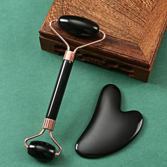 Набор роликов для массажа лица, инструмент для соскабливания кожи лица, шеи, глаз, инструмент для красоты, уменьшения отеков, устранения мелких морщин, оздоровительный ролик