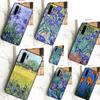 Чехол-картина 'Ирисы' для Huawei Nova 9 SE 10 5T 11i 8i 7i 3i Y61 Y91 Y60 Y70 Y90 P20 P40 Lite P30 Pro
