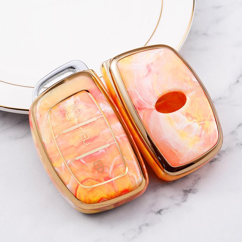 Современный чехол для ключа автомобиля для ix25, ix35, Sonata, Elantra, Mistra - Защитный чехол-сумка