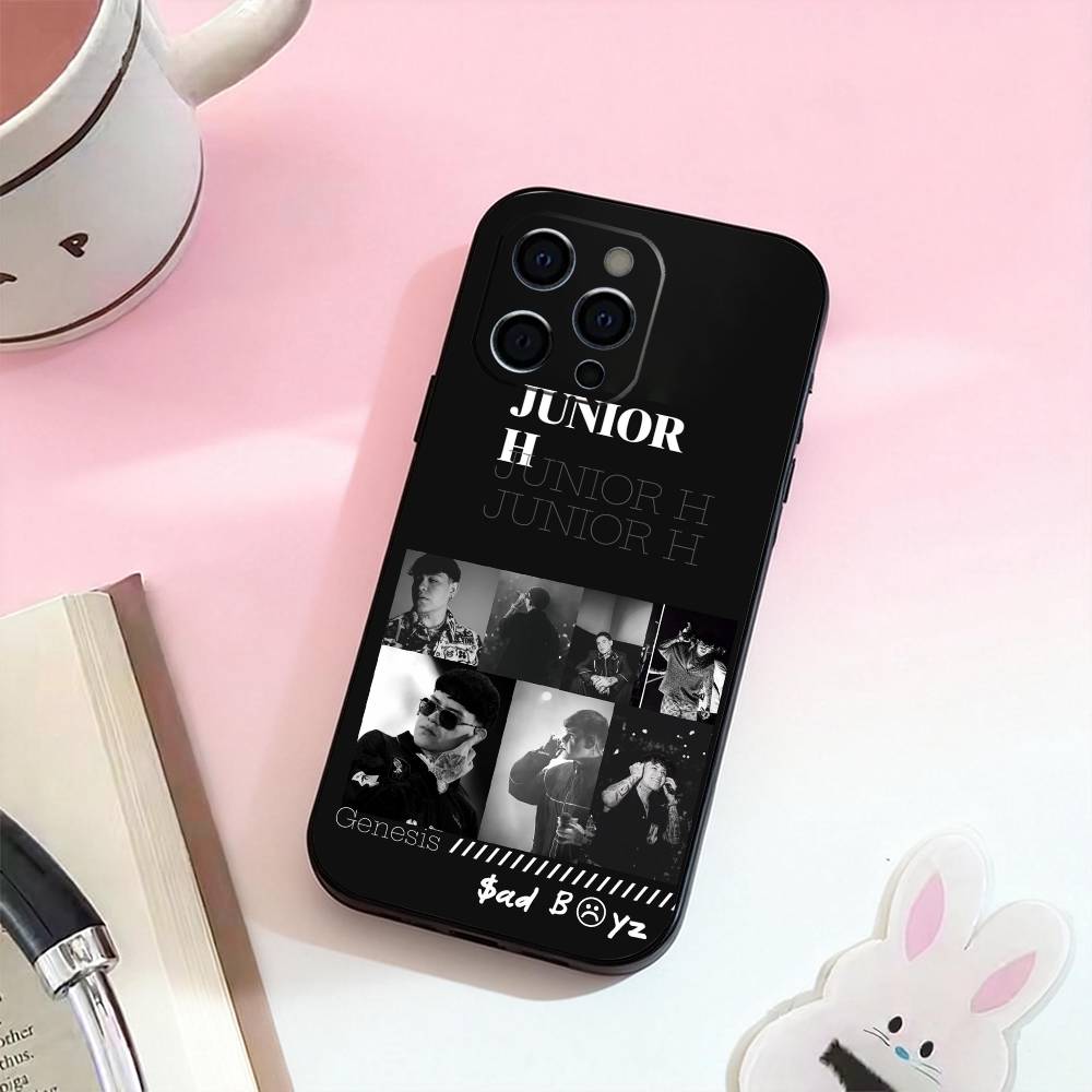 J-Junior H S-Sad B-Boyz Phone Case For iPhone 17,16,15,14,13,12,11 Plus,Pro Max,Soft Silicone Black Cover