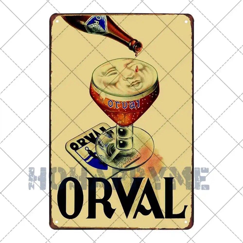 Belgian Beer Vintage Metal Tin Painting Signs Poster Plates Decoration Bar Pub Club Cafe Wall Iron Stickers Retro Plaque 20x30cm
