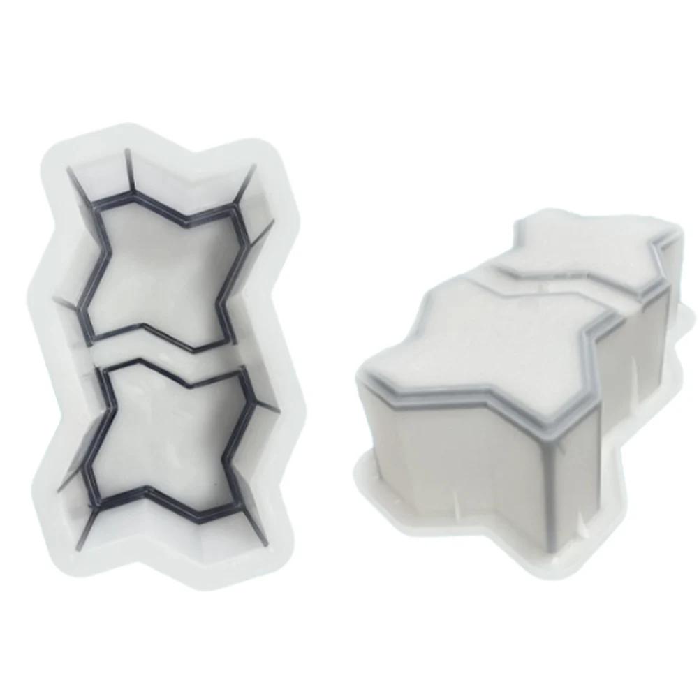 Пластиковые формы для бетона Многоразовые Сделай сам Форма для тротуарной плитки для садовой дорожки Форма для бетонной плитки для тротуара, пешеходной дорожки, патио