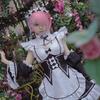 Рэм/Рем Косплей Re:Zero Kara Hajimeru Isekai Seikatsu, черный костюм, платье служанки, костюм на Хэллоуин, аниме, праздничное платье