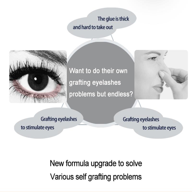 5 мл клей для наращивания ресниц, долговечный клей для прививки ресниц, быстросохнущий клей, черный клей, не раздражающий макияж