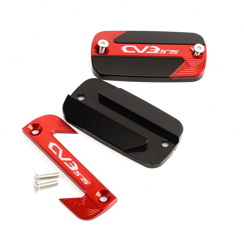 Motorcycle CNC Brake Fluid Tank Cap Brake pump Cover For KYMCO CV3 575 575I CV 3 575i 2025-2026+ Accessories