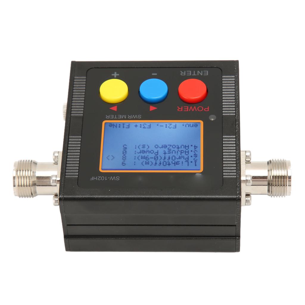 Short Wave SWR Meter with Backlit LCD Display HF 1.5‑70MHz 120W Digital Shortwave Standing Wave Mete