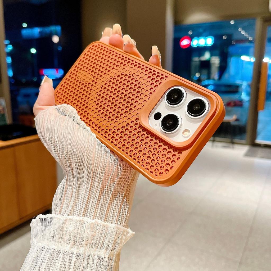 For Apple 17promax Magnetic Phone Case for IPhone 16 Breathable Heat Dissipation 14 Full Package Anti Drop 15 Protective Cover