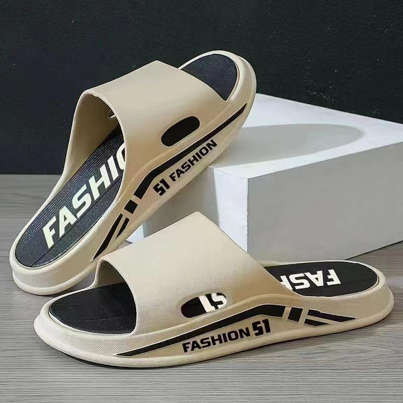 Женские черные универсальные сандалии на плоской подошве с толстой подошвой - Модные, удобные и мягкие шлепанцы