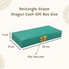 Decorative Wodden Shagun Cash and Jewellery Box for Wedding and Festive Gifting, Multicolour, 19 x 9 x 4 Centimeters