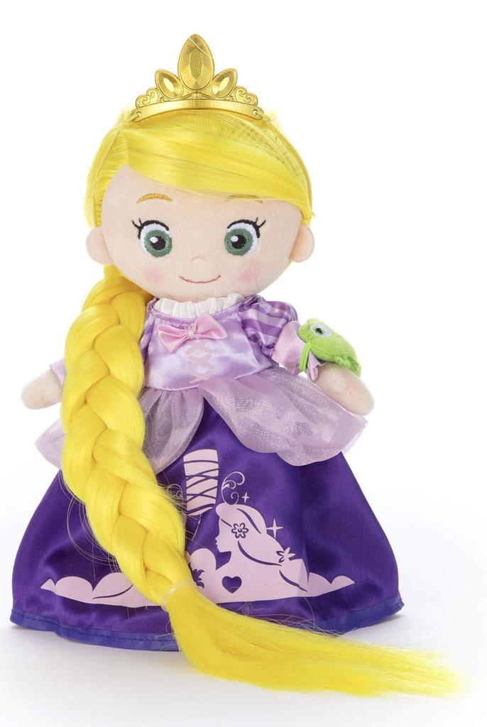 Disney Character My Friend Princess Hair Makeup Plush Doll Deluxe Set Rapunzel On the Tower Rapunzel