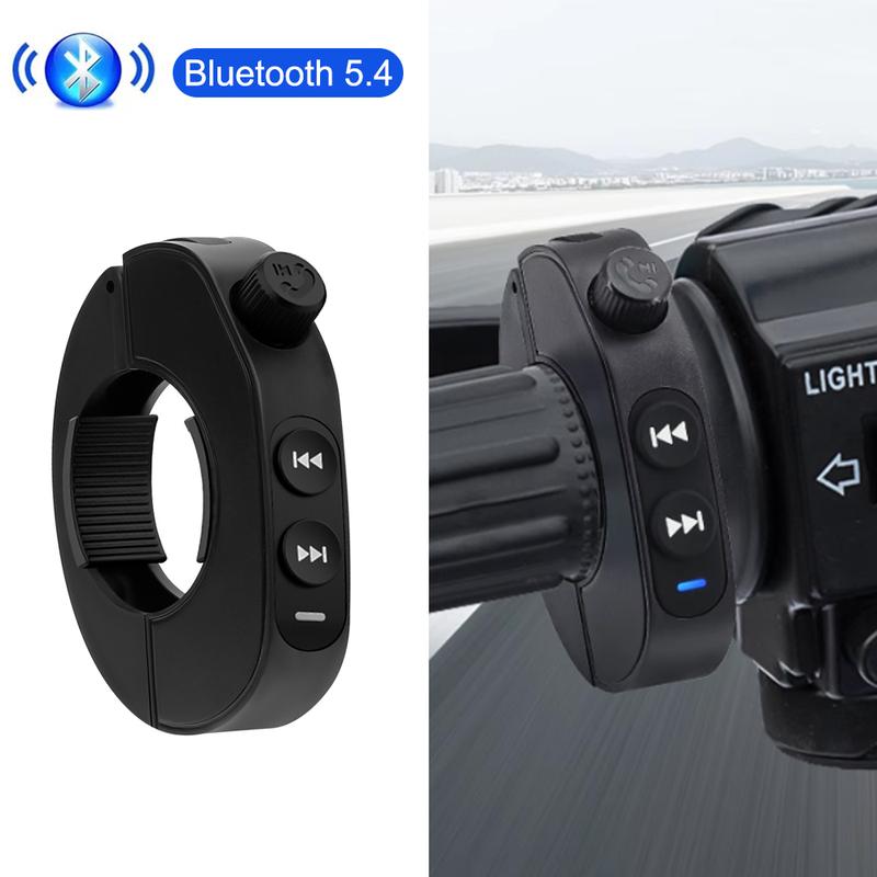 Беспроводной Bluetooth 5.3 Медиа-кнопка Пульт Дистанционного Управления Мотоциклетный Шлем Наушники Автомобильный Руль MP3 Музыка Плей Для Телефонов