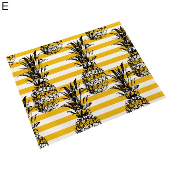 Уникальная водонепроницаемая теплоизоляционная многоразовая машинная стирка подушка для стола с ананасом для подставки для чаши ресторана