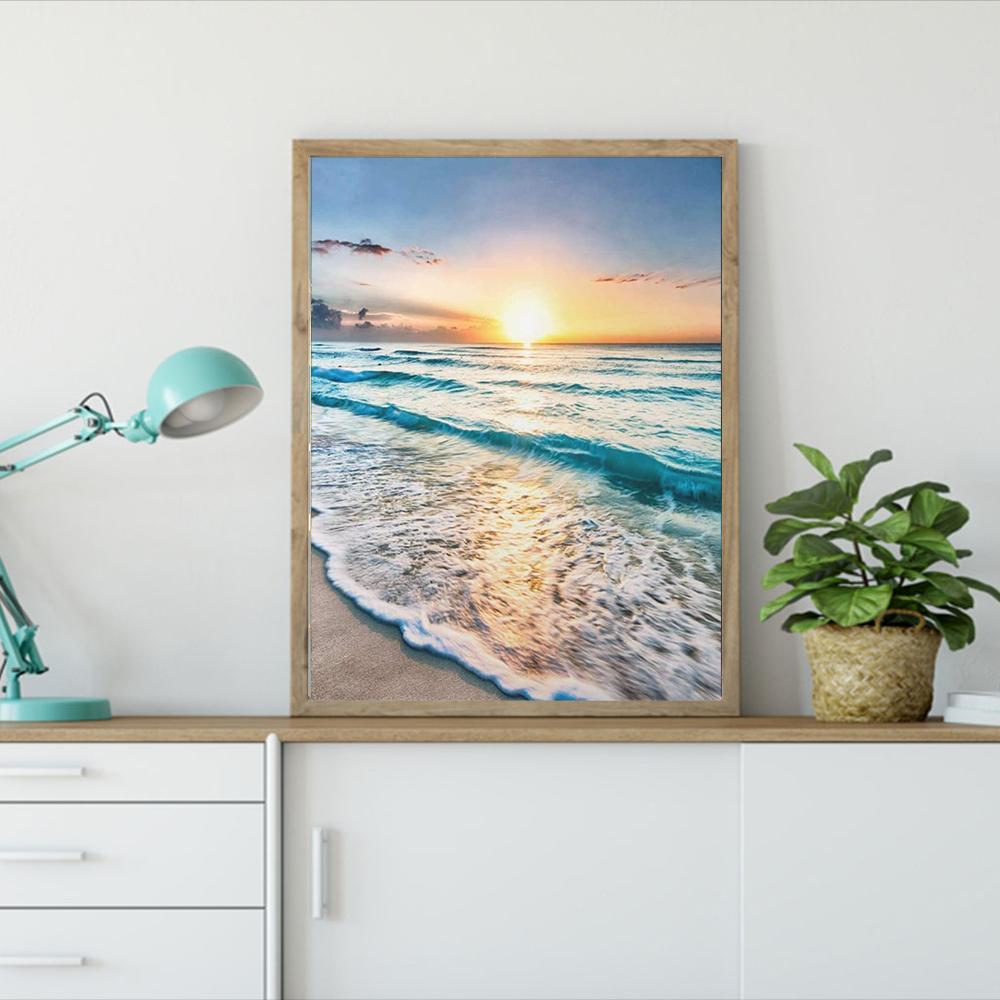 5D алмазная живопись Diy пейзаж украшение дома может быть настроена имитация набора крестиков ремесла круглый полный алмаз