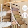 Вешалки для брюк Экономия места, 5/7-слойные Вешалки Экономия места, Прочная нержавеющая сталь Стойка для брюк с противоскользящим поворотным рычагом