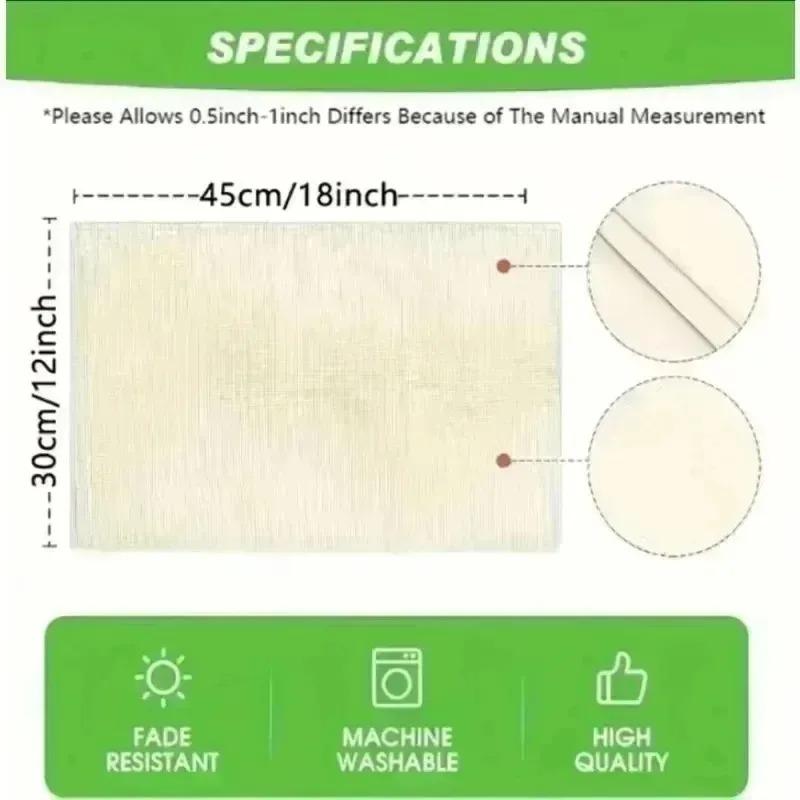 Желтая Минималистичная Подставка под Тарелку Льняная Термоизоляционная Нестираемая Подставка Теплостойкая Посуда Термоизоляционная Скатерть