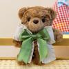 Teddy Cute Couple Bear Keychain Adorable Plush Bear With Bow Tie Decoration