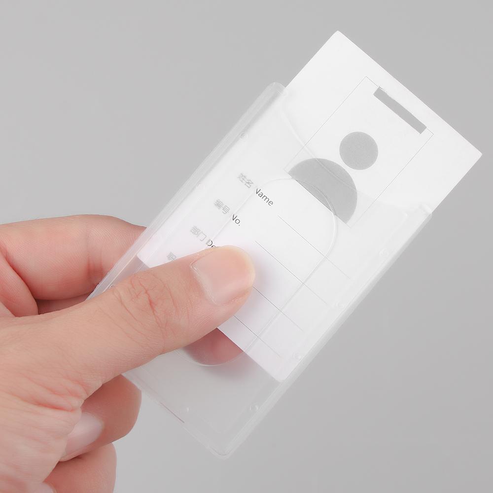 Case Badge Protector Cover Office School ID Card Pouch Name Card Work Card Holders Card Sleeve