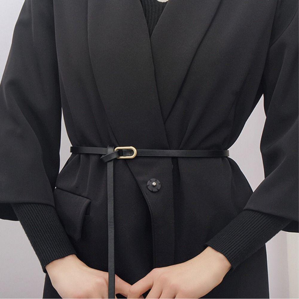 Роскошный дизайнерский кожаный ремень эллиптический тонкий поясной ремень для женщин брючные ремни для платьев