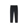 Training Series Solid Color Mid Waist Cuffed Sports Pants Men Bottoms Black 152317318-1