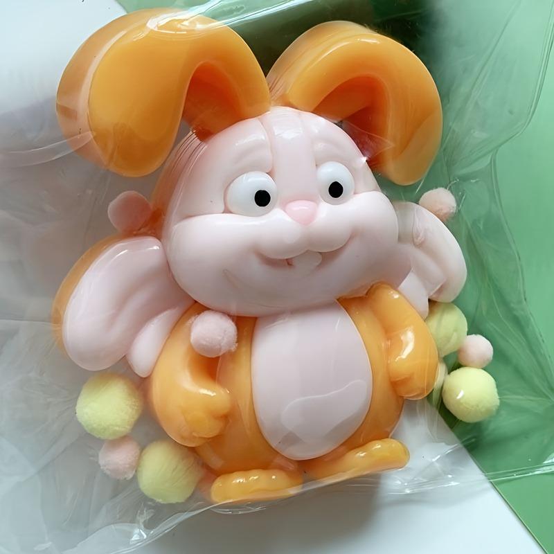 Сквиши Большой Кролик Игрушки-Антистресс Милый Кролик Сжимающаяся Игрушка Симулированное Животное Игрушки для Снятия Стресса для Девочек Рождественские Игрушки