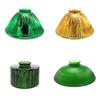 Screw Fixed Reverse 70mm Opening Glass Shade Replacement Big Hole Gold Green Amber Glass Cover Lampshade for Bar Pub Diy Lamp