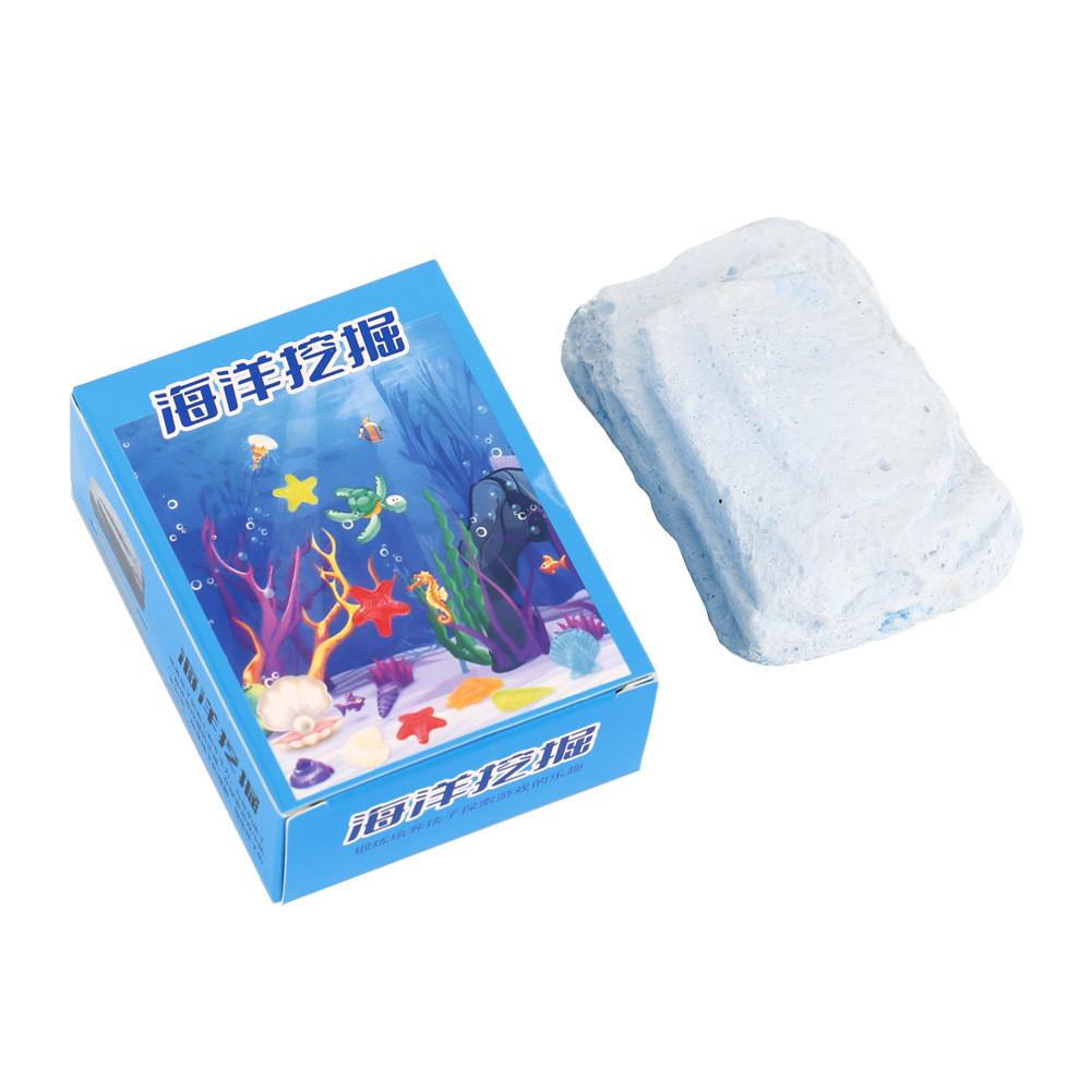 Игрушка для раскопок морских окаменелостей с ракушками ручной работы для развивающей игры детей