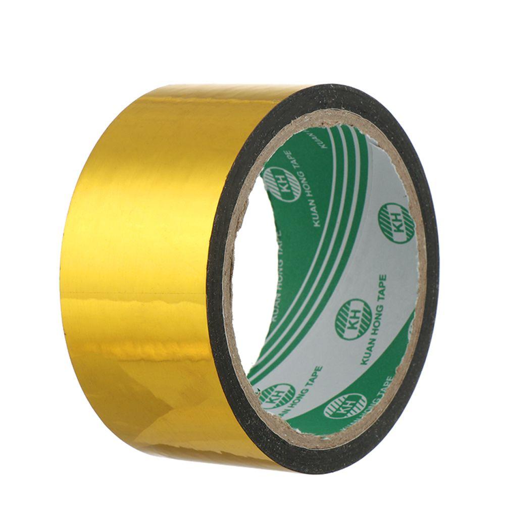 Клейкая декоративная лента для украшения золотая лента светоотражающая лазерная лента