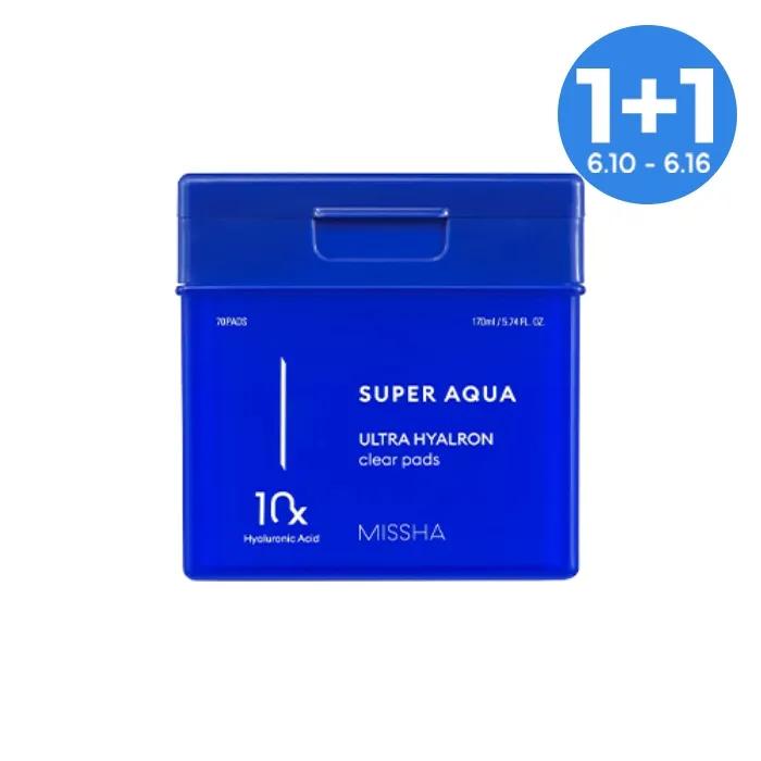 [MISHA] Super Aqua Ultra Hyalon Clear Pad 170ml / 70 Sheets