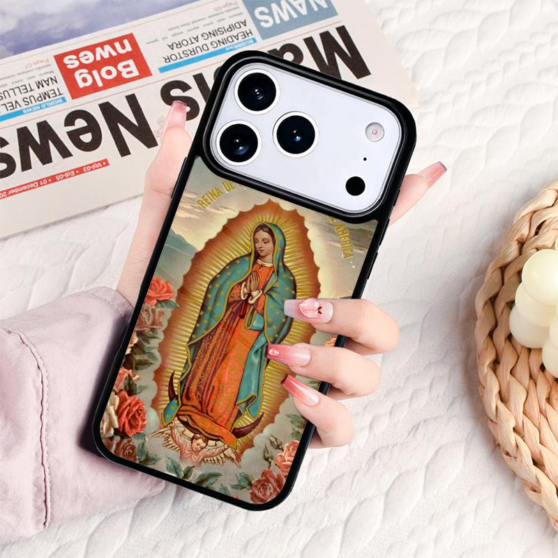 Virgen De Guadalupe Virgin Mary Phone Case For IPhone 17 16e 15 14 13 12 11 Pro Max Air Mini Soft Protective Cover