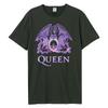 Amplified Unisex Adult Neon Sign Queen T-Shirt