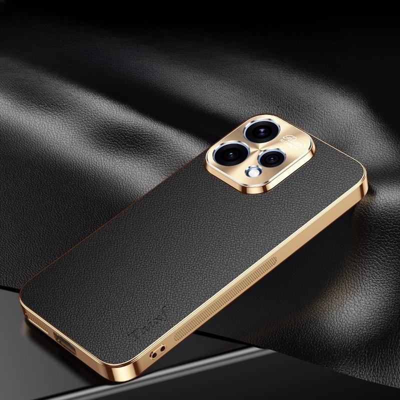 Чехол-книжка из ПУ кожи с текстурой личи для Oppo Reno 15F 15C, ударопрочный чехол с покрытием для Reno 15F 15 C, бампер
