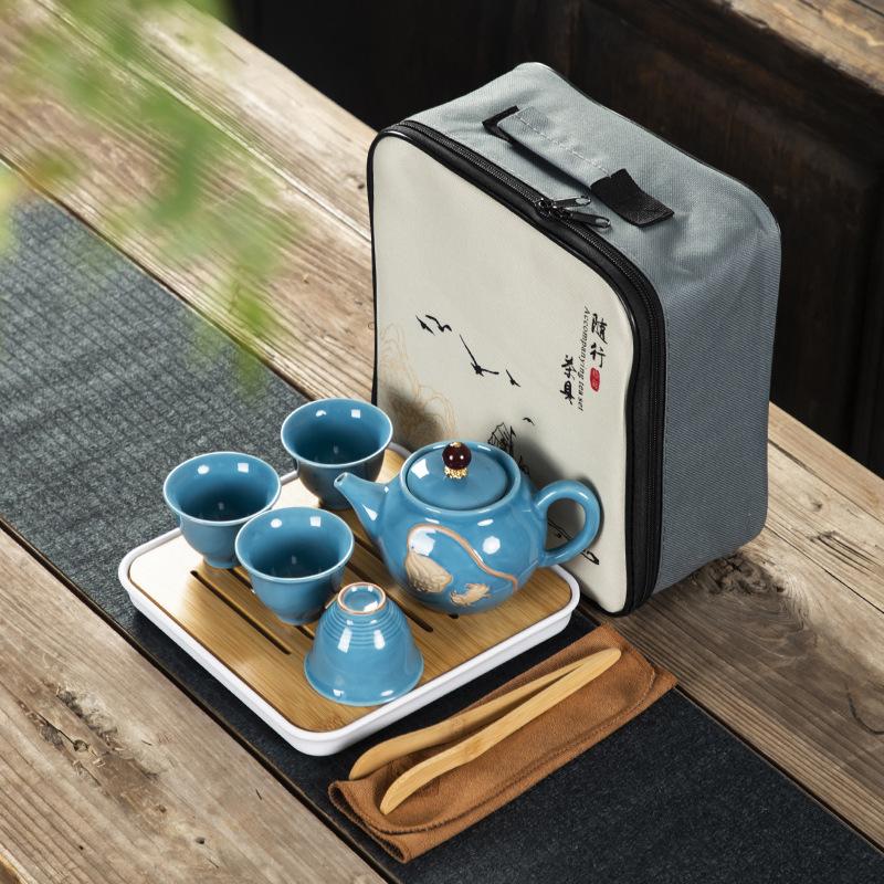 Печать бизнес-подарков креативный дорожный чайный набор керамический набор практичные подарки на открытие компании недорогие подарки клиентам